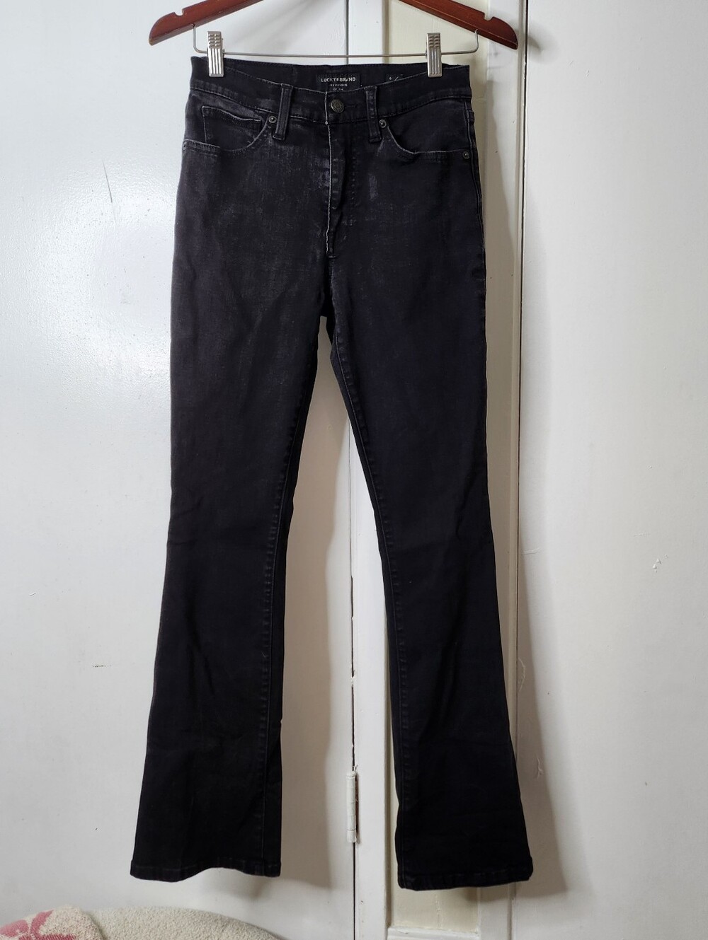 Lucky Brand Black High Rise Boot Jeans